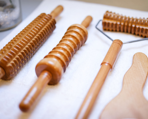 Anti-Cellulite-Holztherapie